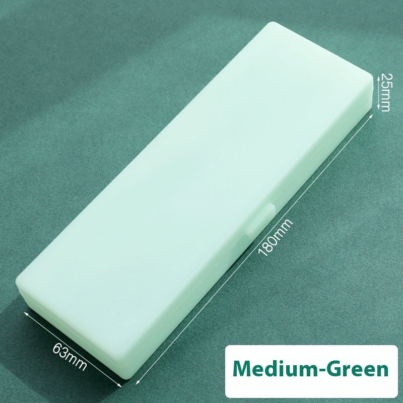 Simple Transparent Frosted Stationery Box