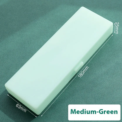 Simple Transparent Frosted Stationery Box