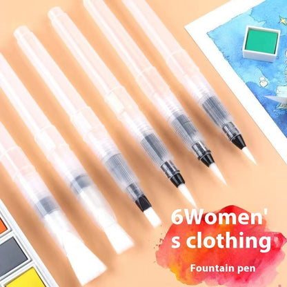 Fountain Pen Solid Watercolor Pen Pointed Soft Wool Hook Line Suit