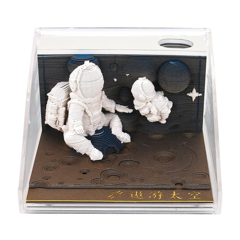 3d Stereo Notepad Calendar Paper Craft