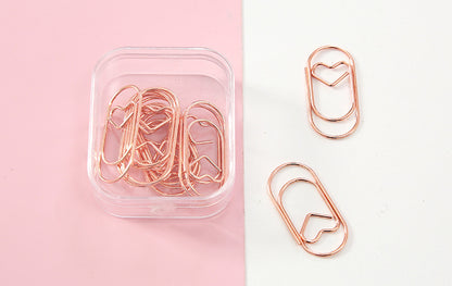 Simple Paper Clips Set Cultural And Creative Office Bookmark