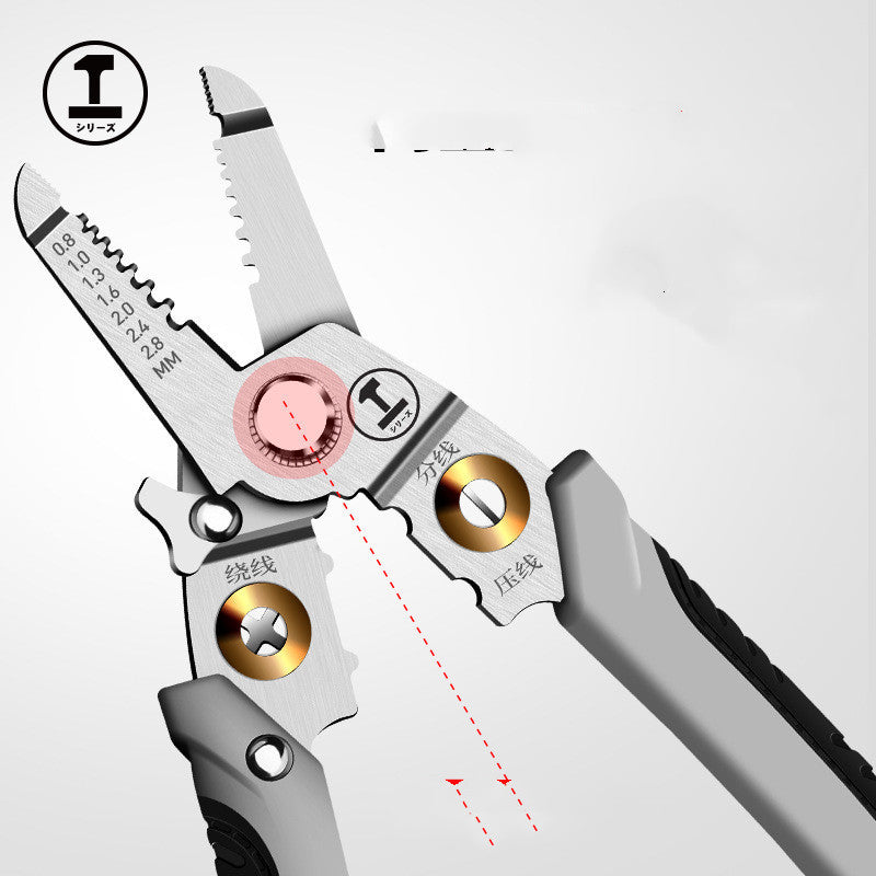 Lvlin Wire Stripper Electrician Cable Cutters Peeling Pliers Multifunctional