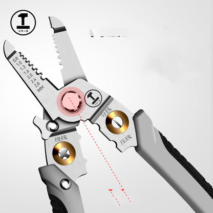 Lvlin Wire Stripper Electrician Cable Cutters Peeling Pliers Multifunctional