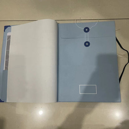 Sliding Wallet File Organ Storage File Folder Loose Leaf