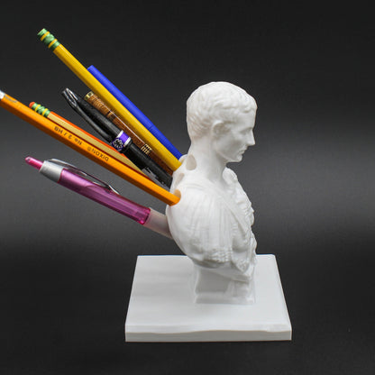 Statue Penholder Pen Holder Storage Ideas Modeling Pen Holder