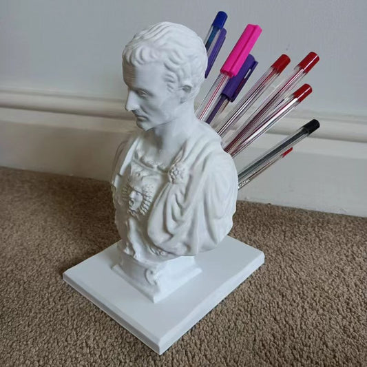 Statue Penholder Pen Holder Storage Ideas Modeling Pen Holder