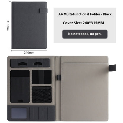 Leather Business Multifunction A4 Fashion Folder