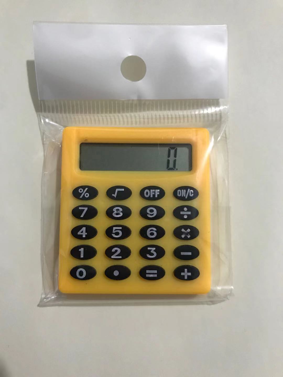 Mini Calculator Pocket Button Battery