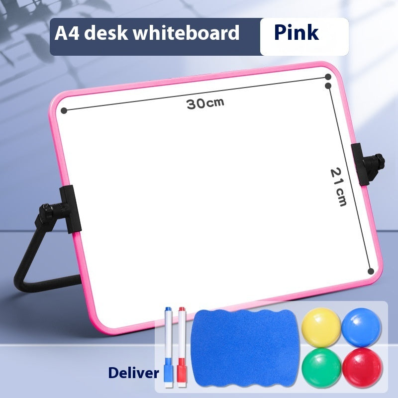 Double-sided Magnetic Small Blackboard Drawing Board Erasable Soft Edge Whiteboard Message Board