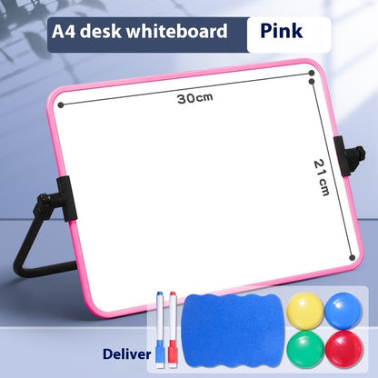 Double-sided Magnetic Small Blackboard Drawing Board Erasable Soft Edge Whiteboard Message Board