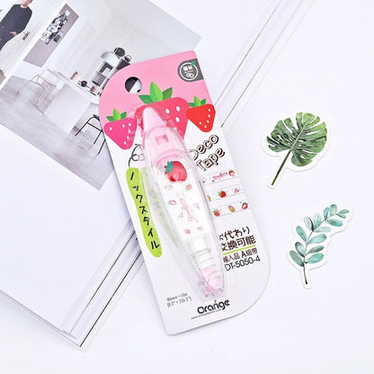 Creative Cartoon Push Correction Tape Stationery