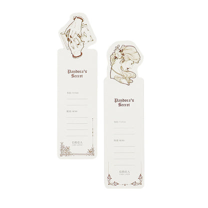 Boxed Paper Bookmark Creative Student Stationery