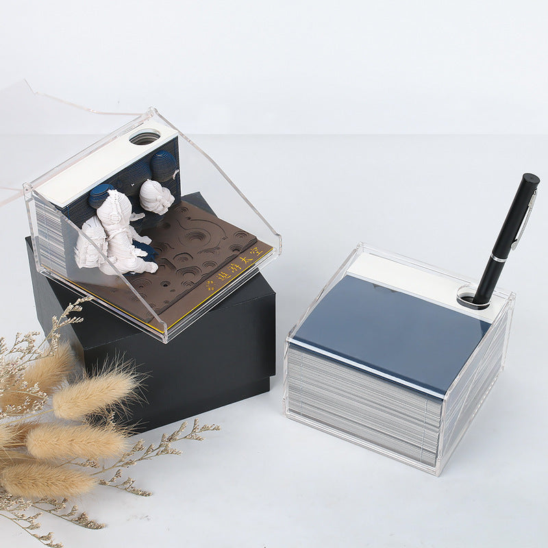 3d Stereo Notepad Calendar Paper Craft
