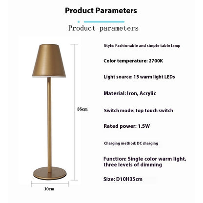 LED Charging Warm Light Decoration Creative Atmosphere Desk Lamp