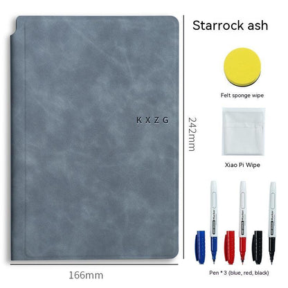 Leather Erasable Tiny Whiteboard Notebook