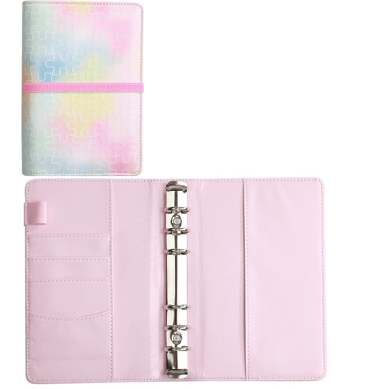 Macaron Loose Leaf Folder Ledger Notebook