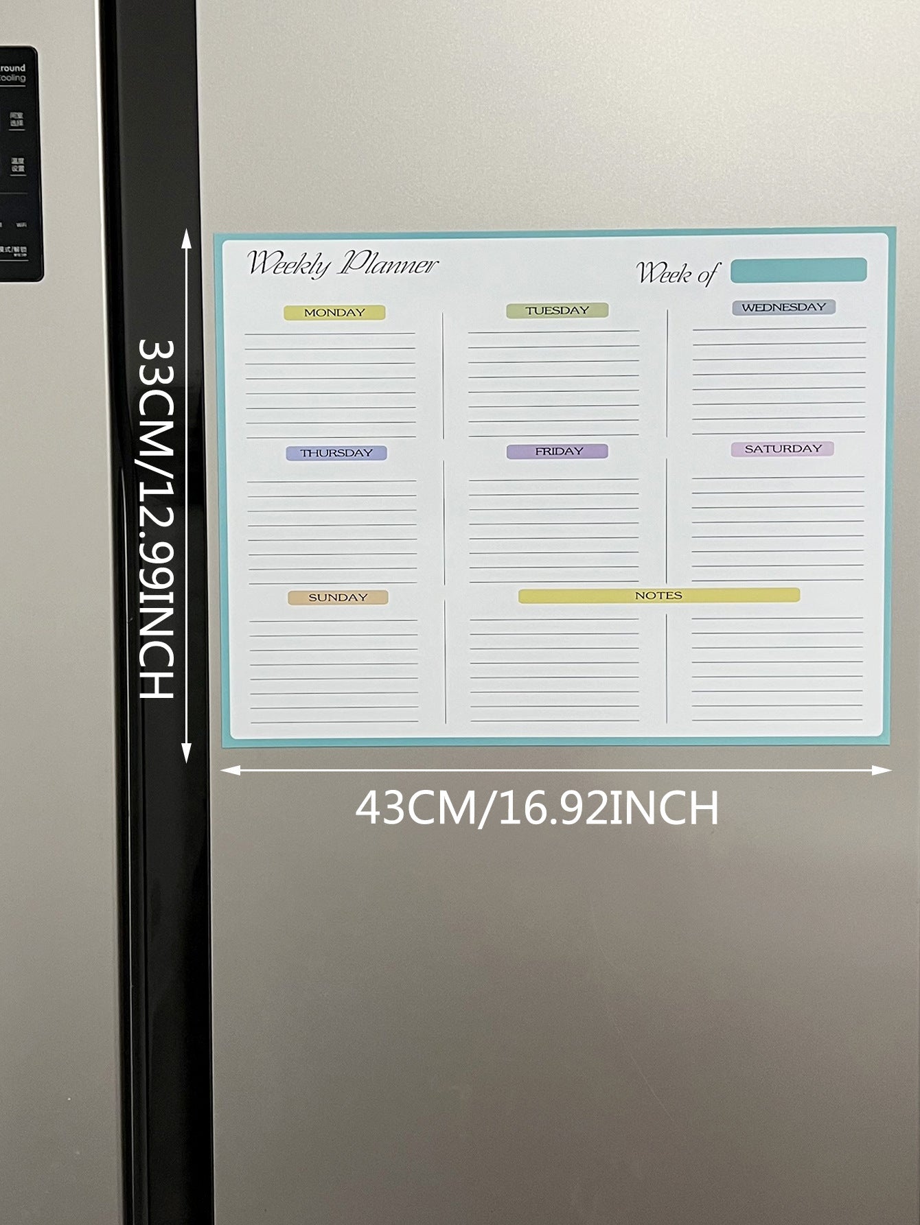 Whiteboard Soft Magnetic Post-It Notes Message Board Refridgerator Magnets