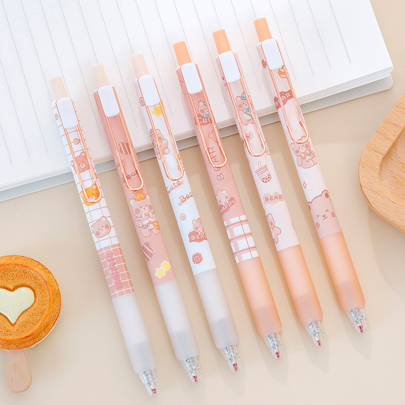 Bear Press Gel Pen Student Stationery
