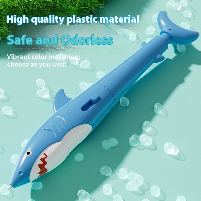 Shark Water Gun Pen Press Water Spray Ballpoint Pen