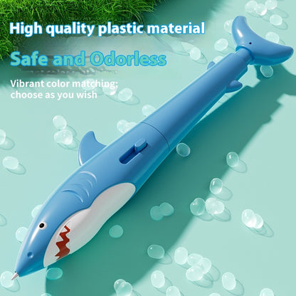 Shark Water Gun Pen Press Water Spray Ballpoint Pen