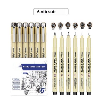 Waterproof Hook Line Art Cartoon Design Sketch Hand Drawn Syringe Drawing Pen