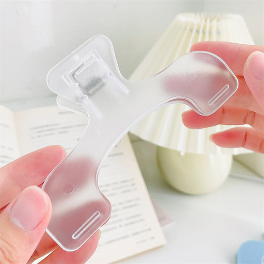 Stationery Transparent Hand Account Note Clip