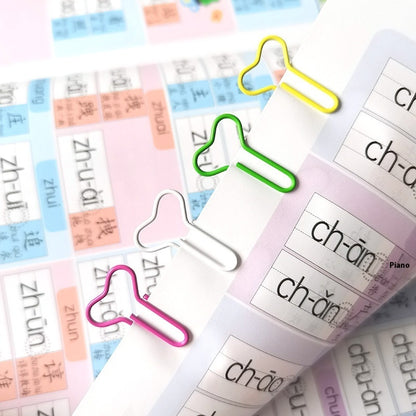 Creative Boxed Bone Paper Clips