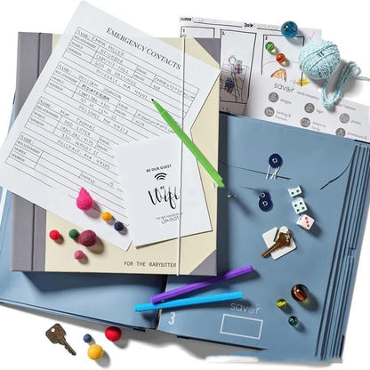 Sliding Wallet File Organ Storage File Folder Loose Leaf