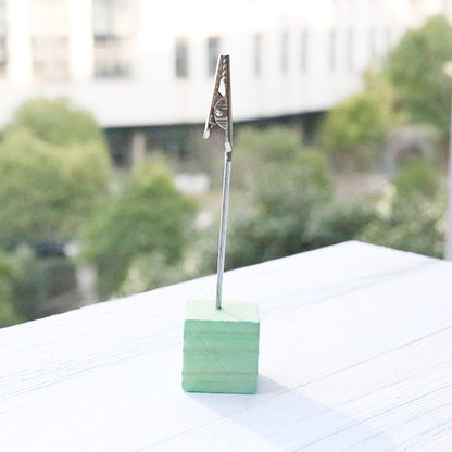 Color Log Square Message Wrought Iron Memo Folder