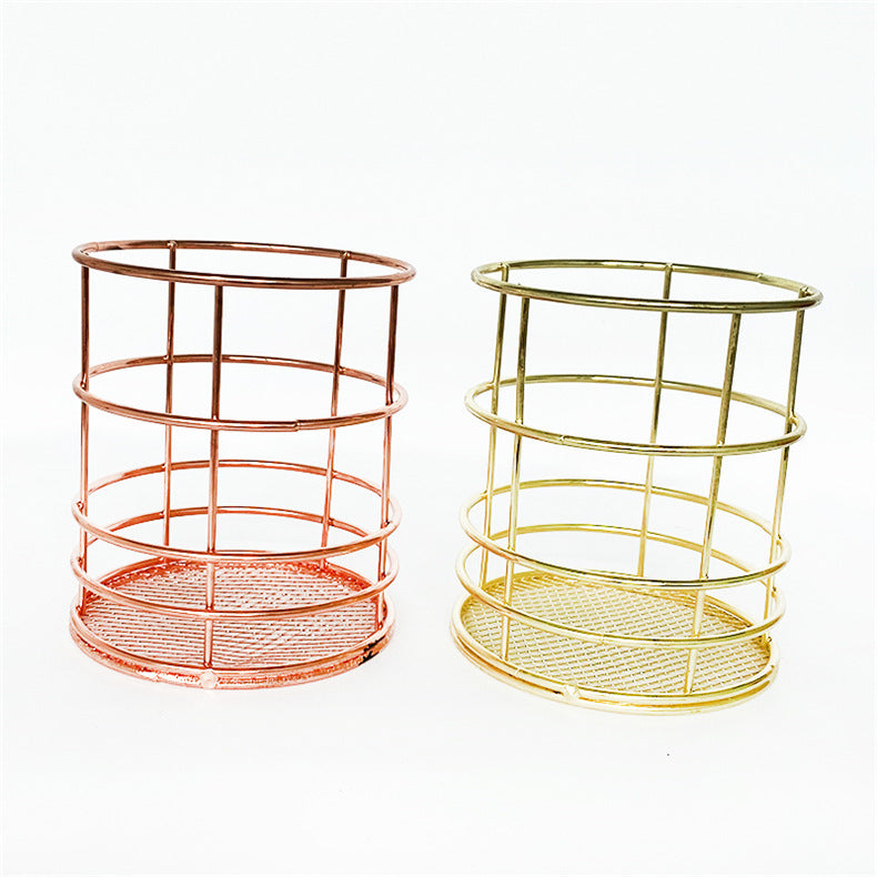 Student Simple Desktop Stationery Metal Penholder