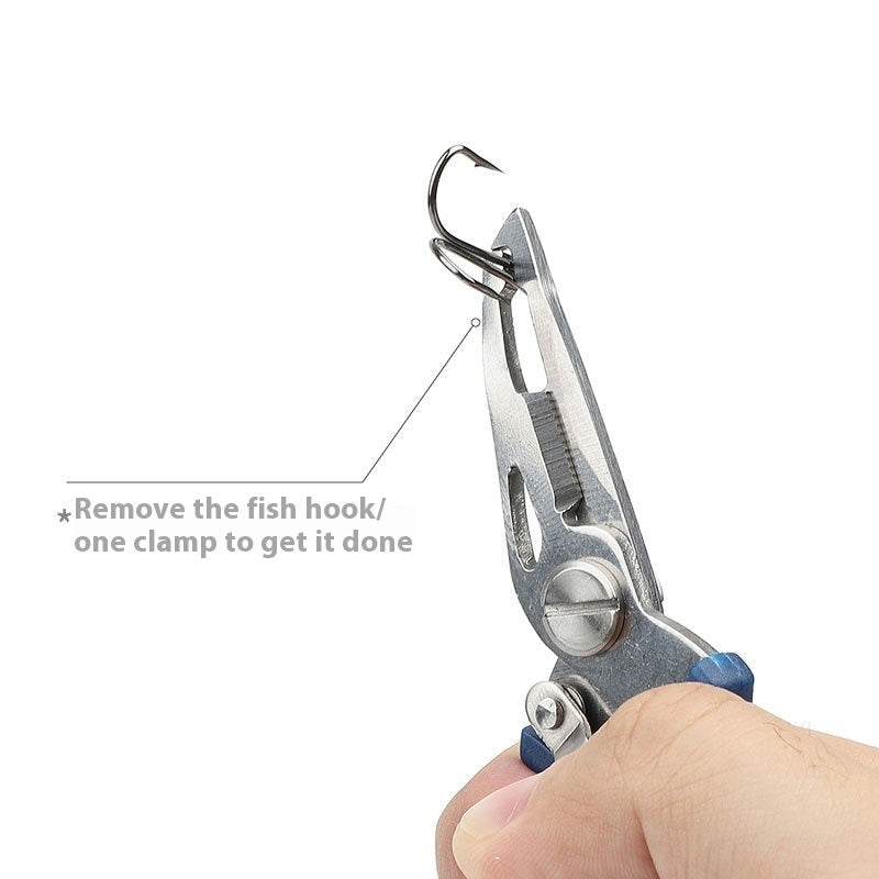 Stainless Steel Curved Mouth Lure Cable Cutters Safety Ring Opening Tools Lure Accessories