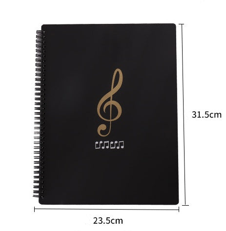 Music Folder Examination Paper Folder Information Booklet Black