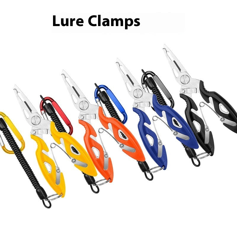 Stainless Steel Curved Mouth Lure Cable Cutters Safety Ring Opening Tools Lure Accessories