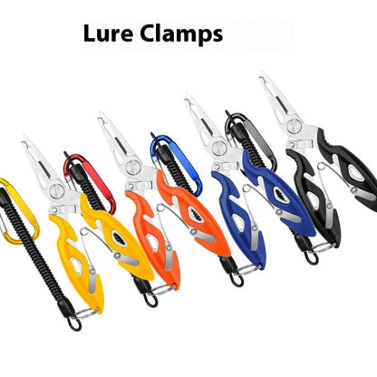 Stainless Steel Curved Mouth Lure Cable Cutters Safety Ring Opening Tools Lure Accessories