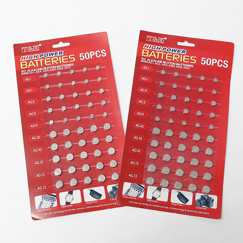 Mixed Button Watch Calculator Card Battery