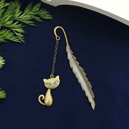 Retro Creative Student Stationery Alloy Bookmark