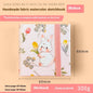Feiluniao Watercolor Notebook Fabric Handmade Mini Portable Portable Character Sketch Hand Painted Graffiti Drawing Book