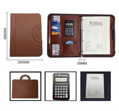 Business Multi-function Folder Zipper Clip Pen