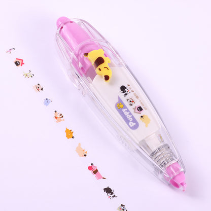 Creative Cartoon Push Correction Tape Stationery