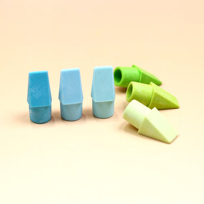 Color Knife Head Bullet Eraser Pencil Stub Eraser Student Torch Eraser Replacement