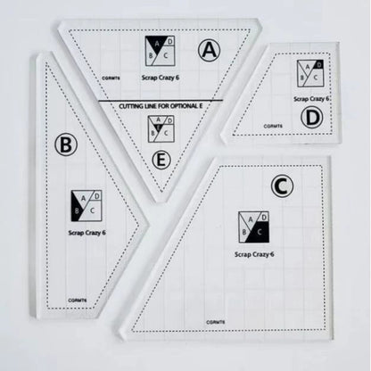 Ruler Set Sewing Patchwork Ruler Sewing Ruler