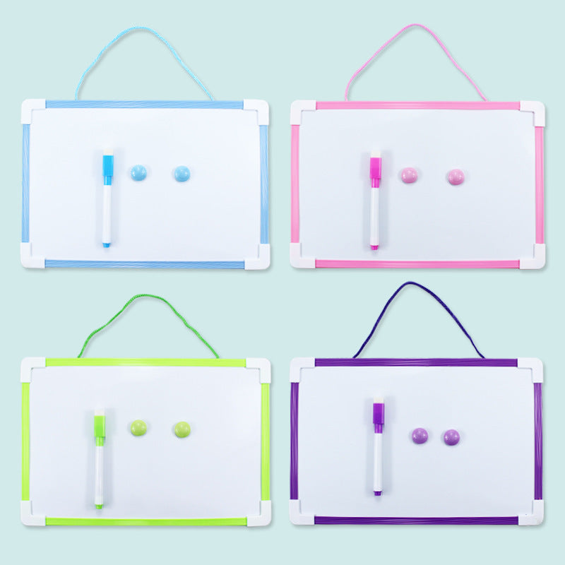 Child Drawing Doodle Board Magnetic Double-sided Tiny Whiteboard Writing Erasable