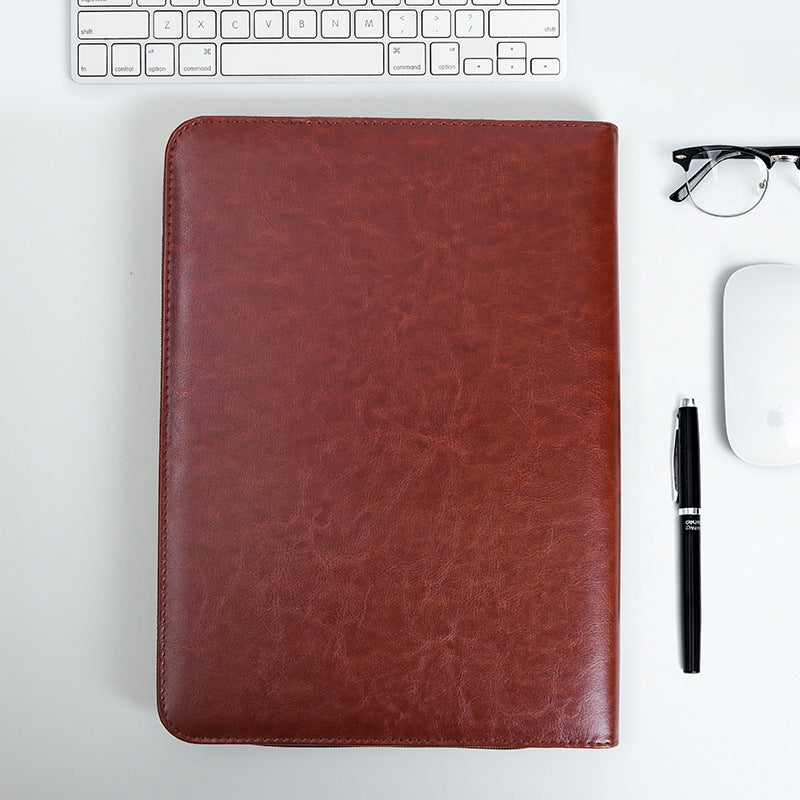 Real Estate Zipper Folder Turnover Key Case