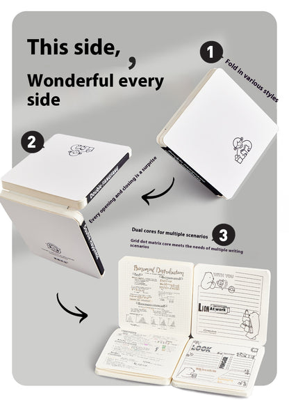 Simple Journal Book Style Stacked Book