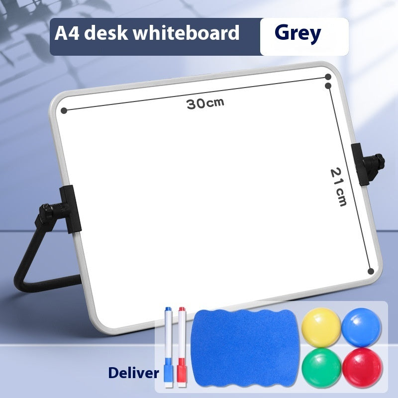 Double-sided Magnetic Small Blackboard Drawing Board Erasable Soft Edge Whiteboard Message Board