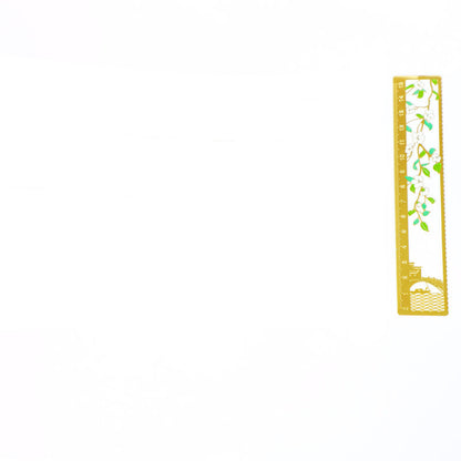 Ruler Metal Bookmark Drawing Straight Ruler