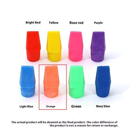 Color Knife Head Bullet Eraser Pencil Stub Eraser Student Torch Eraser Replacement