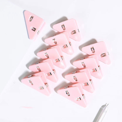 Creative Triangle Folder Book Corner Clip