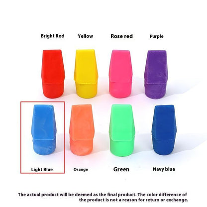 Color Knife Head Bullet Eraser Pencil Stub Eraser Student Torch Eraser Replacement