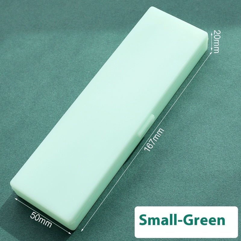 Simple Transparent Frosted Stationery Box